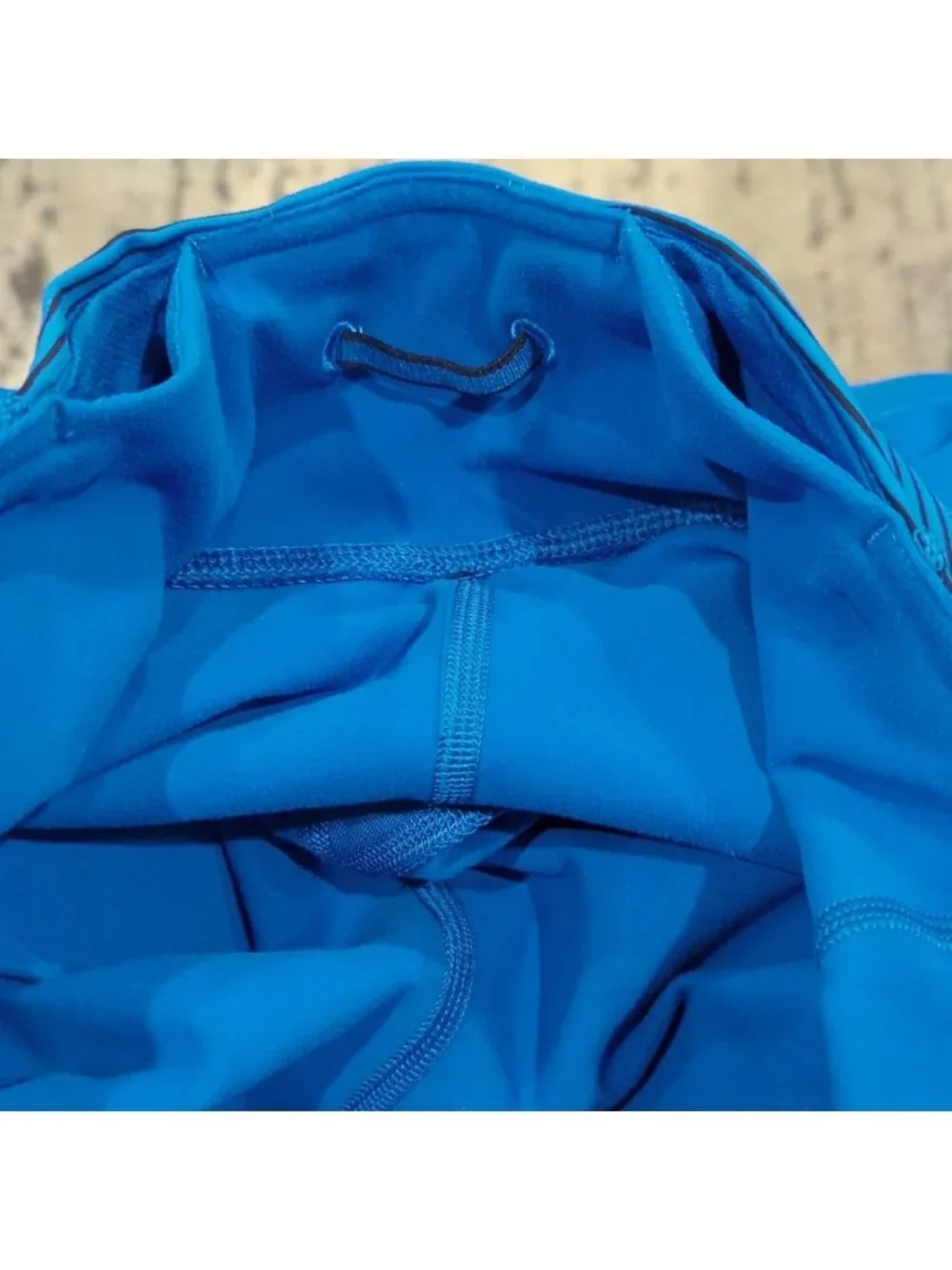 Lululemon Speed Tight *Brushed Interlock Baroque Blue / Mini Hyper Stripe Baroq